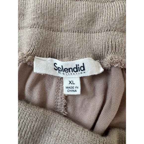 Splendid XLTaupe Elastic Waist Womens Drawstring Pants - Picture 2 of 16